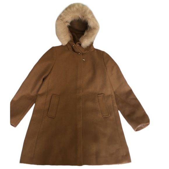 NWT Essenza Hooded Wool Coat. Size S - Picture 4 of 7